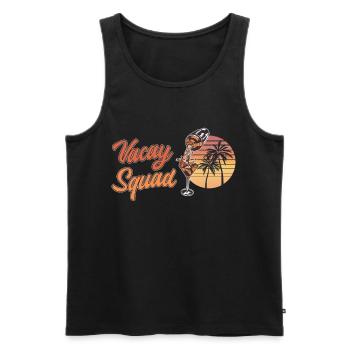 Sommer Urlaubs Trip Familie & Freunde Vacay Squad - Männer Premium Bio Tank Top - Schwarz - Vorne - AI Model Male 178 light (178cm)