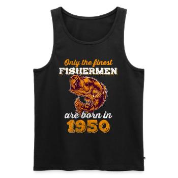 Legendär 72 Jahre alt Geschenk zum 72. Geburtstag - Männer Premium Bio Tank Top - Schwarz - Vorne - Michal (187cm)