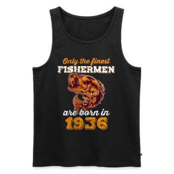 Legendär 86 Jahre alt Geschenk zum 86. Geburtstag - Männer Premium Bio Tank Top - Schwarz - Vorne - AI Model Male 178 light (178cm)