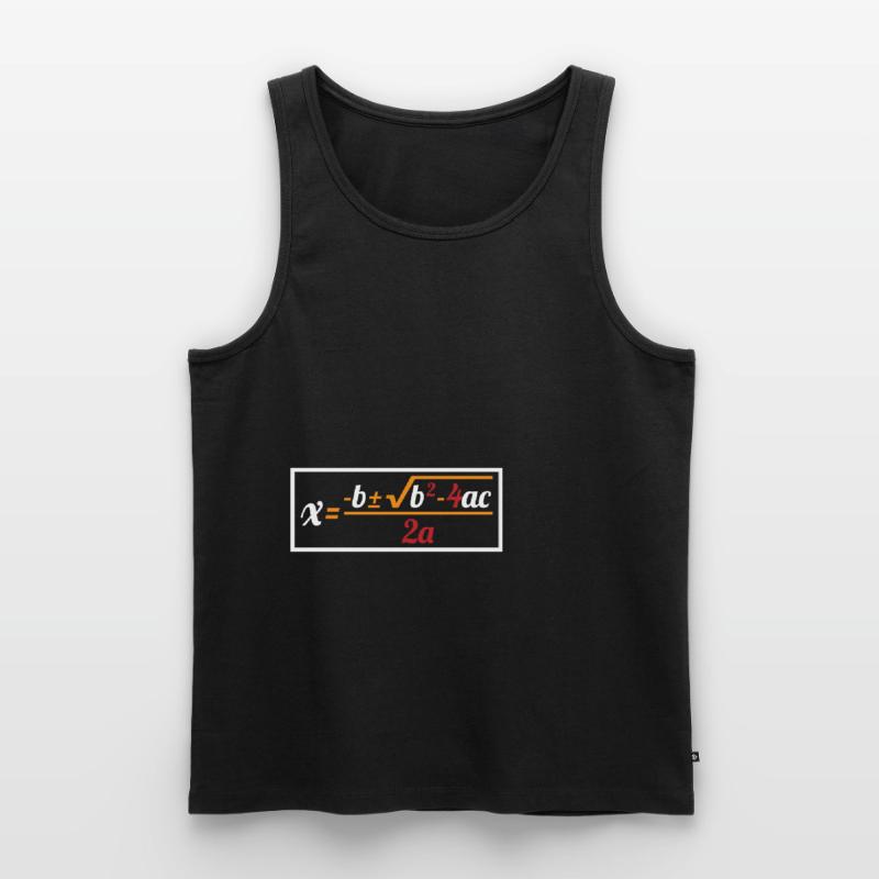 Quadratic Formula For Math Class 8 Men's Premium Organic Tank Top