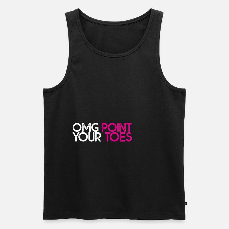 Omg Point Your Toes 7 - Männer Premium Bio Tank Top - Schwarz