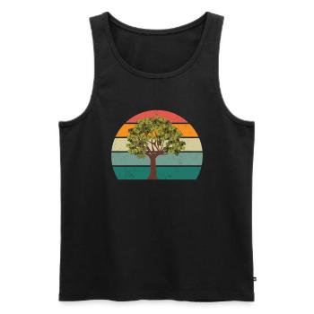 Zaster Moneten Notes Coin Money Virtual Money - Men's Premium Organic Tank Top - black - Front - Michal (187cm)