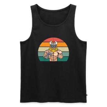 Gamblers Game Game Computer PC Console Gamer - Men's Premium Organic Tank Top - black - Front - Michal (187cm)