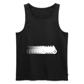 Motorcycle Shadow Moto Racing Machine - Débardeur bio Premium Homme - noir - Devant - Michal (187cm)