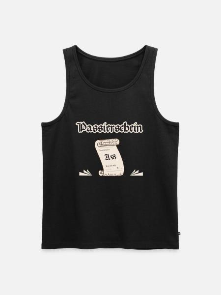 Passierschein A38 - Männer Premium Bio Tank Top - Schwarz