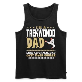 Taekwondo Dad Tae Kwon Do Father Take One Do - Débardeur bio Premium Homme - noir - Devant - Michal (187cm)