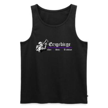 Erzgebirge Honor Proud Tradition - Men's Premium Organic Tank Top - black - Front - Michal (187cm)