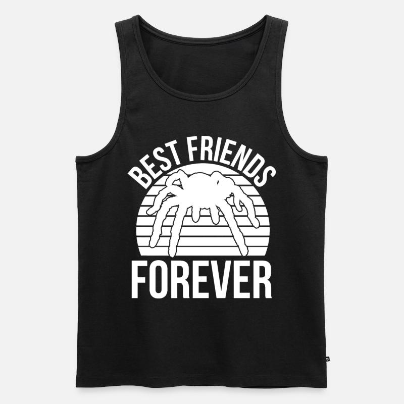 Tarantulas - Männer Premium Bio Tank Top - Schwarz