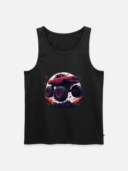 Monster truck - Men's Premium Organic Tank Top - black