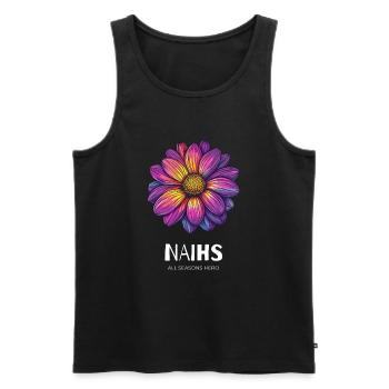 Lustiges Outfit für Genießer, Blume, Garten - Männer Premium Bio Tank Top - Schwarz - Vorne - Michal (187cm)
