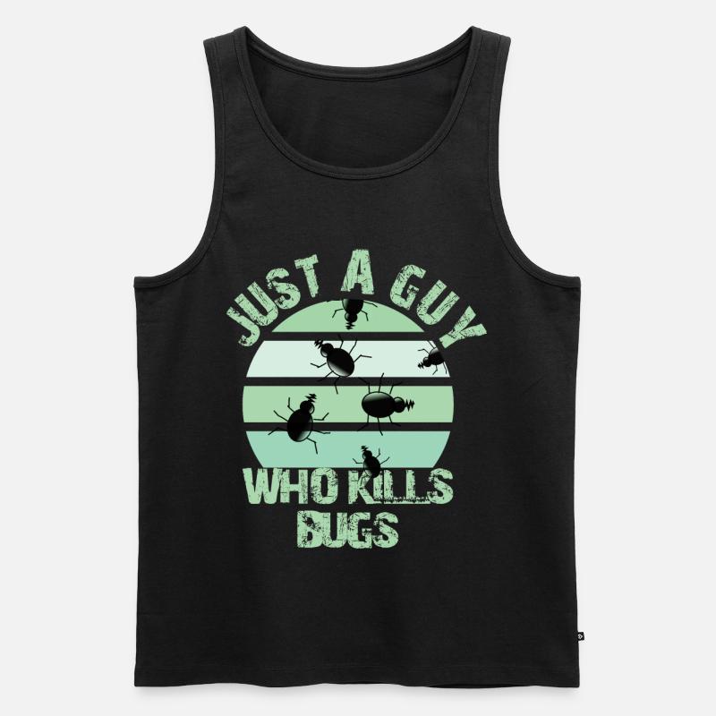 Kammerjäger - Männer Premium Bio Tank Top - Schwarz