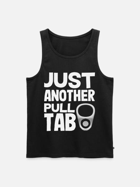 Just another can tab probing garbage - Men's Premium Organic Tank Top - black
