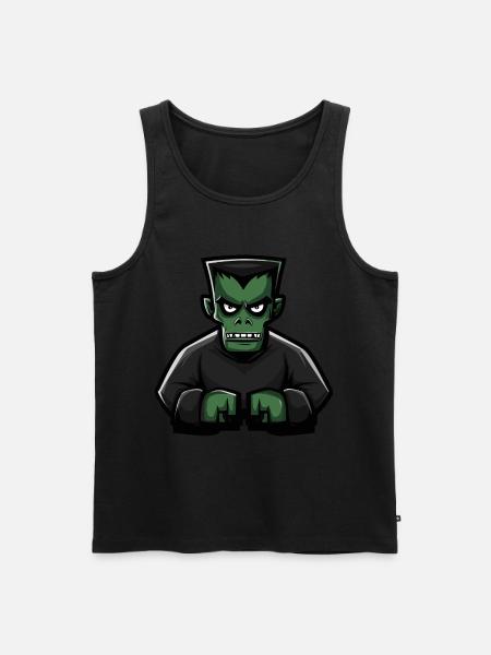 Zombie Comic Halloween - Männer Premium Bio Tank Top - Schwarz