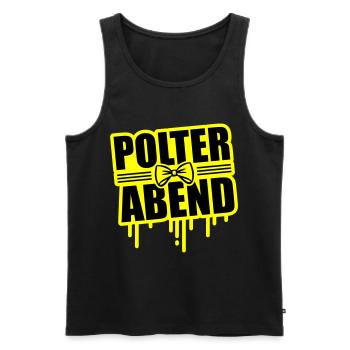 Bachelor party bachelor party - Men's Premium Organic Tank Top - black - Front - AI Model Male 178 light (178cm)