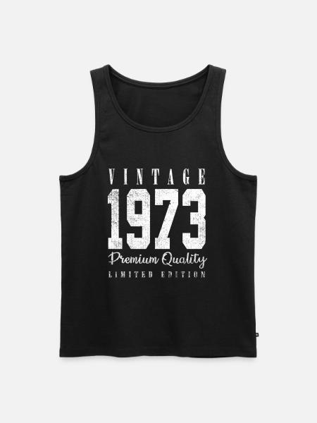 Millésime 1973 - Débardeur bio Premium Homme - noir