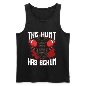 Gottesanbeterin - Männer Premium Bio Tank Top - Schwarz - Vorne - AI Model Male 178 light (178cm)