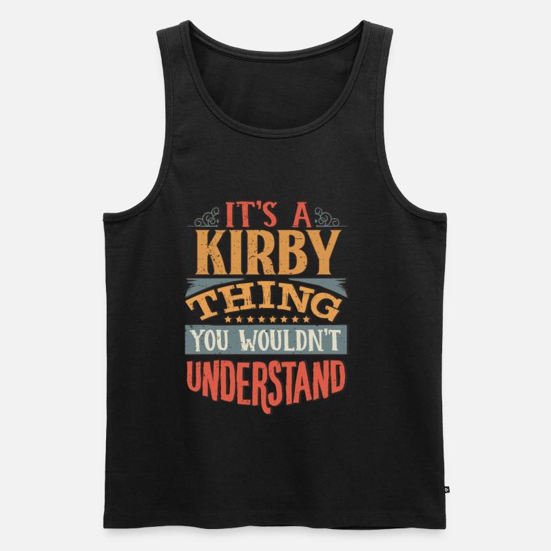 C’est une chose Kirby que vous ne comprendriez pas - Kirby - Débardeur bio Premium Homme - noir
