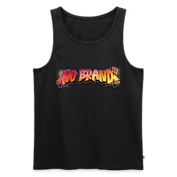 Pas de marque - Graffiti - Débardeur bio Premium Homme - noir - Devant - AI Model Male 178 light (178cm)