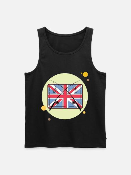 great fishing - Men's Premium Organic Tank Top - black