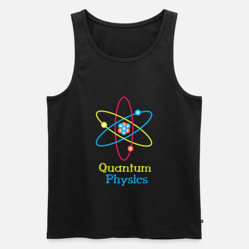 Quantum Physics - Men's Premium Organic Tank Top - black