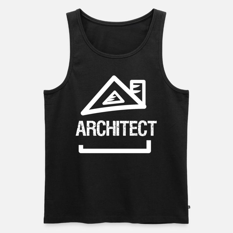 Maison d’architecte Architecture Architectes - Débardeur bio Premium Homme - noir