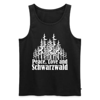 Black Forest Hiking Hikers - Men's Premium Organic Tank Top - black - Front - Michal (187cm)
