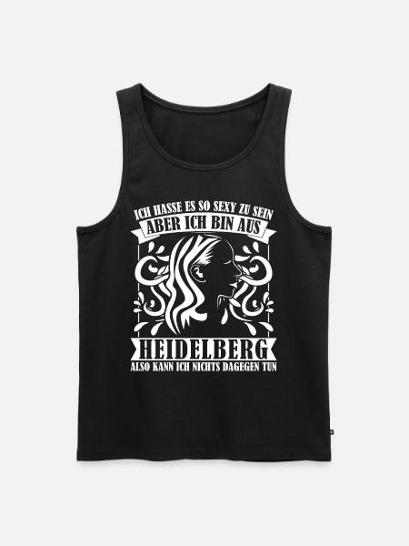 Heidelberger Heidelberg - Männer Premium Bio Tank Top - Schwarz