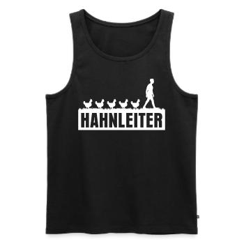 Hühner Hahn Hühnerstall Huhn - Männer Premium Bio Tank Top - Schwarz - Vorne - Michal (187cm)