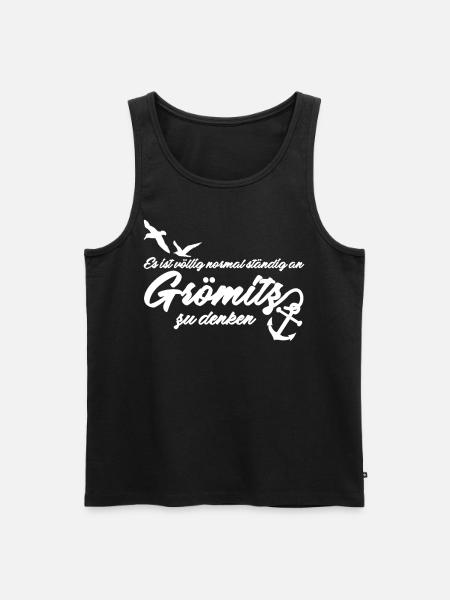Grömitz - Männer Premium Bio Tank Top - Schwarz