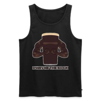 Beer Bock beer Beer brewer Beer drinker - Men's Premium Organic Tank Top - black - Front - AI Model Male 178 light (178cm)