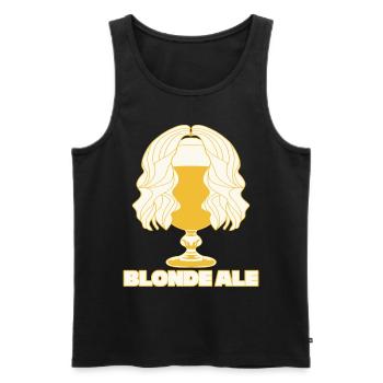 Bier Ale Bierbrauer Biertrinker - Männer Premium Bio Tank Top - Schwarz - Vorne - AI Model Male 178 light (178cm)