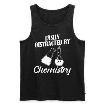 Chemist Chemical laboratory assistant Chemical technician Chemistry - Men's Premium Organic Tank Top - black - Front - AI Model Male 178 light (178cm)