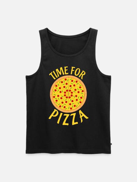 Pizza Time Pizza Baker Pizzaria - Men's Premium Organic Tank Top - black
