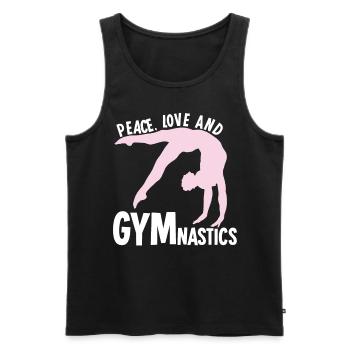 Gymnastics Gymnastics RSG Gymnast Gymnastics - Men's Premium Organic Tank Top - black - Front - Michal (187cm)