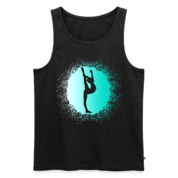 Gymnastics RSG Gymnastics Gymnast - Men's Premium Organic Tank Top - black - Front - Michal (187cm)