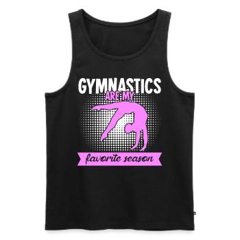 Gymnastics RSG Gymnast Gymnastics - Men's Premium Organic Tank Top - black - Front - Michal (187cm)