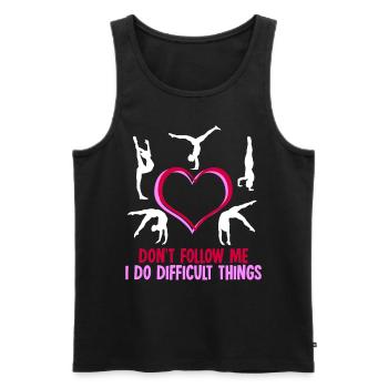 Gymnastics RSG Gymnastics Gymnastics Gymnast - Men's Premium Organic Tank Top - black - Front - Michal (187cm)