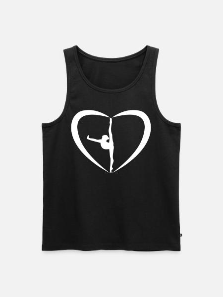 Rhythmic Gymnastics Turnen RSG - Men's Premium Organic Tank Top - black