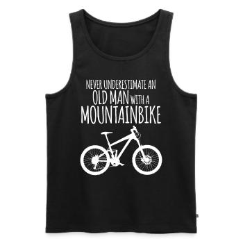 VTT VTT VTT VTT - Débardeur bio Premium Homme - noir - Devant - AI Model Male 178 light (178cm)