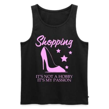 Shopping Schuhe High Heels - Männer Premium Bio Tank Top - Schwarz - Vorne - Michal (187cm)