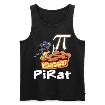 Rat Pirate Pie Rat Pirates Rats - Débardeur bio Premium Homme - noir - Devant - Michal (187cm)