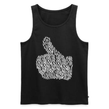 Ameisen Daumen hoch Ameise - Männer Premium Bio Tank Top - Schwarz - Vorne - Michal (187cm)