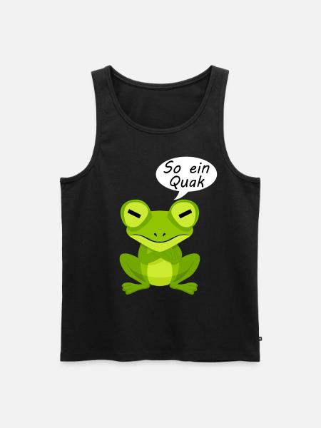 Frosch Frösche - Männer Premium Bio Tank Top - Schwarz