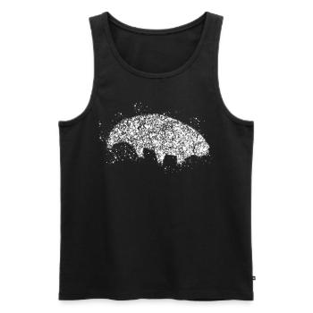 Water Bear Tardigrade Tardigrade - Men's Premium Organic Tank Top - black - Front - AI Model Male 178 light (178cm)