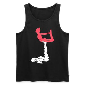 Acro Yoga Meditation Acroyoga - Männer Premium Bio Tank Top - Schwarz - Vorne - AI Model Male 178 light (178cm)