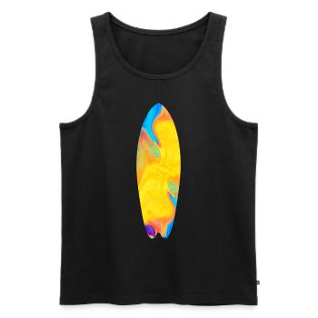 Surfeurs Surfeurs Surfeurs - Débardeur bio Premium Homme - noir - Devant - Michal (187cm)