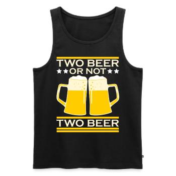 Beer Brewer Beer Drinker Hobby Brewer - Men's Premium Organic Tank Top - black - Front - AI Model Male 178 light (178cm)