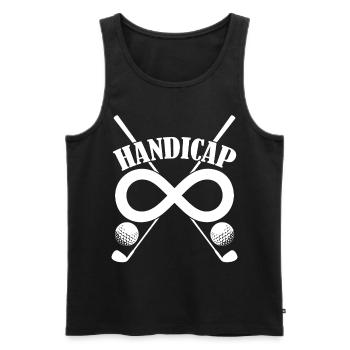 Golf Golfers Golf clubs Golfers - Men's Premium Organic Tank Top - black - Front - Michal (187cm)