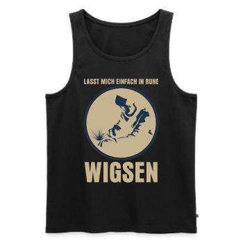 Schweißer Wigsen WIG Schweißen - Männer Premium Bio Tank Top - Schwarz - Vorne - Michal (187cm)