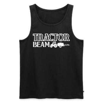 Farmer Tractor Farmer Tractor Farmer Farmer - Men's Premium Organic Tank Top - black - Front - Michal (187cm)
